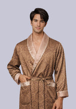 Load image into Gallery viewer, AURA LUXURE SILK ROBE SET
