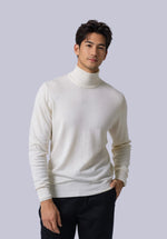 Load image into Gallery viewer, ECRU MERINO HIGH NECK
