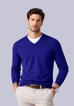 Load image into Gallery viewer, AZURE MERINO V NECK
