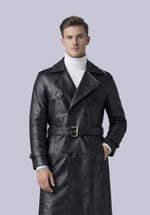 Load image into Gallery viewer, LOGAN LEATHER TRENCH
