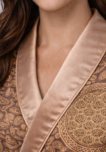 Load image into Gallery viewer, AURA LUXURE SILK ROBE SET
