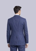 Load image into Gallery viewer, NAVY PEAK LINEN COAT
