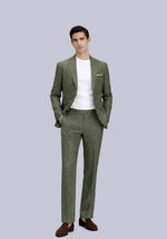 Load image into Gallery viewer, OLIVE NOTCH LINEN JACKET
