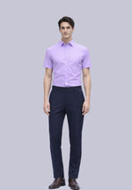 Load image into Gallery viewer, LAVENDER HALF BAMBOO SILK SHIRT
