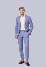 Load image into Gallery viewer, AQUA LINEN BLAZER
