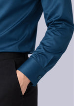 Load image into Gallery viewer, MARINE  BAMBOO SILK SHIRT
