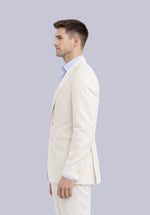 Load image into Gallery viewer, ALMOND WHITE LINEN JACKET
