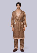 Load image into Gallery viewer, AURA LUXURE SILK ROBE SET
