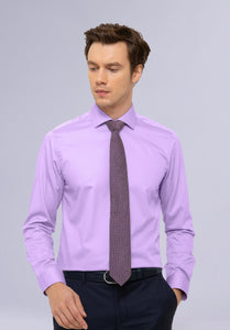 LAVENDER BAMBOO SILK SHIRT