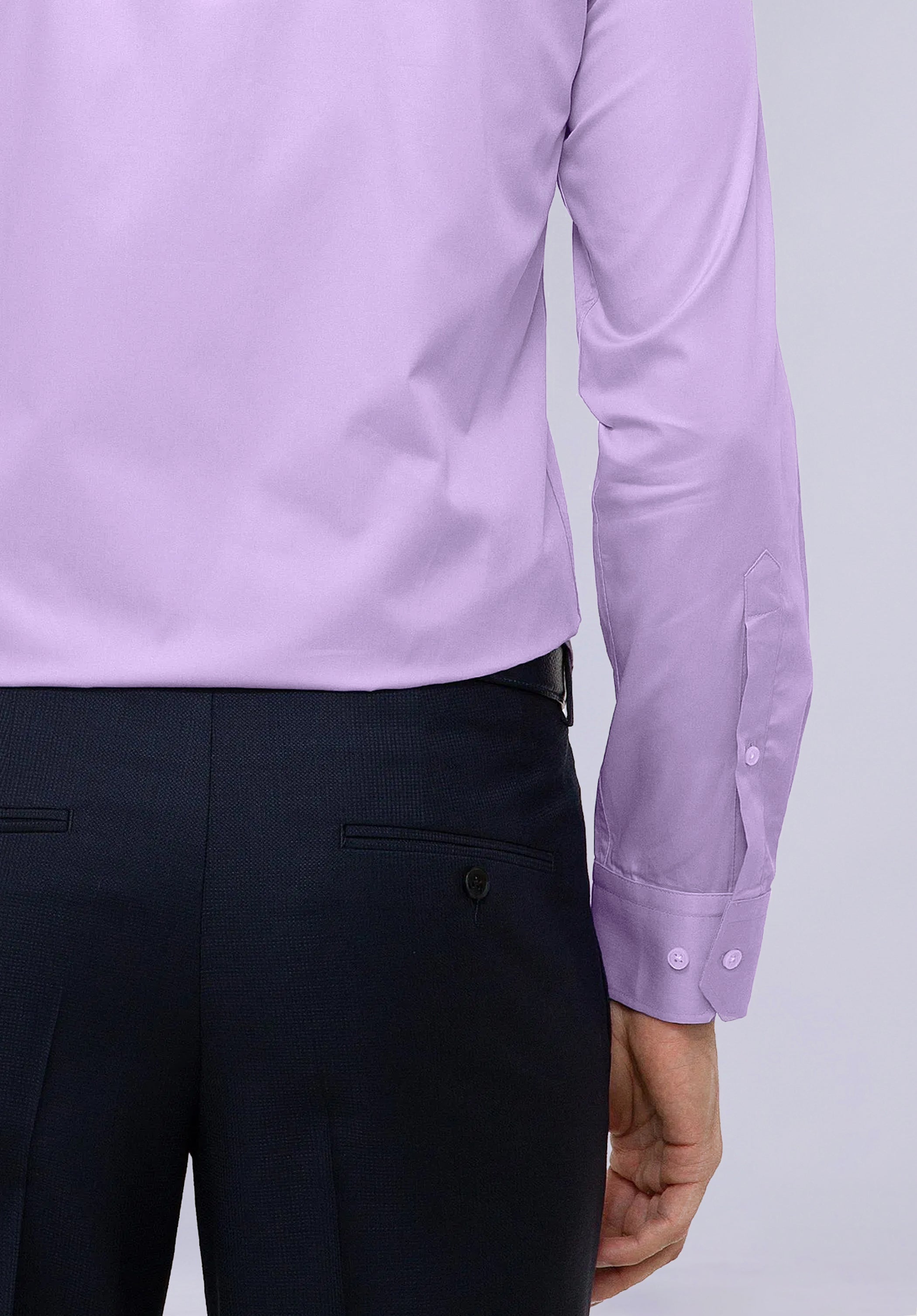 LAVENDER BAMBOO SILK SHIRT