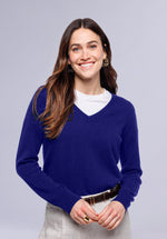 Load image into Gallery viewer, AZURE MERINO V NECK
