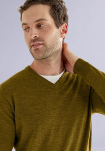 AMBER MERINO V NECK