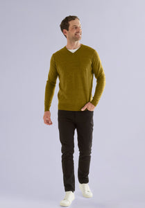 AMBER MERINO V NECK