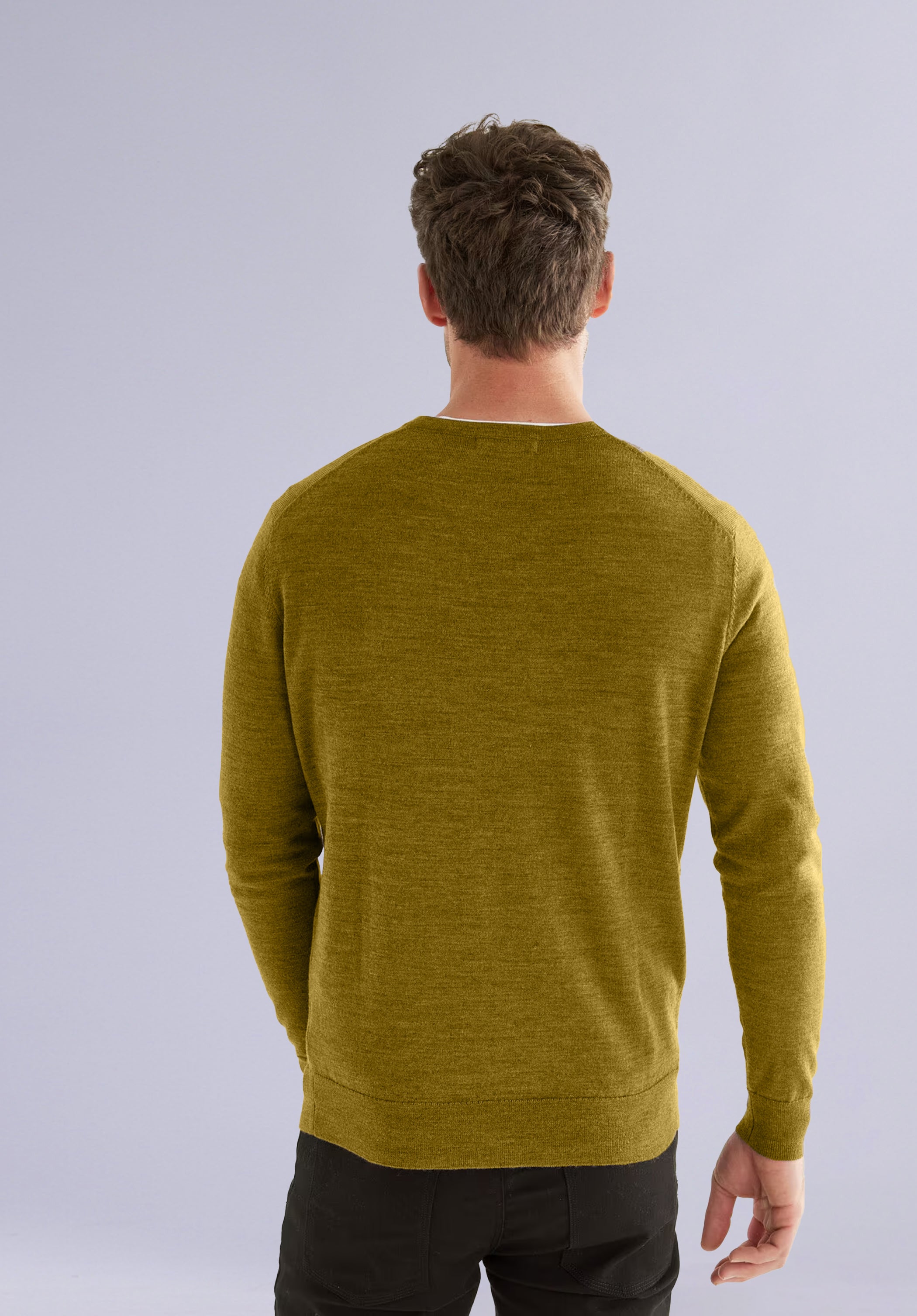 AMBER MERINO V NECK