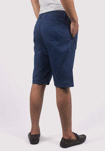 ULTRAMARINE COTTON SHORTS