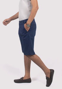 ULTRAMARINE COTTON SHORTS
