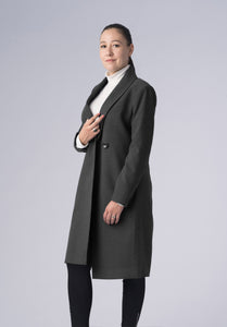 woolen double breasted-coat