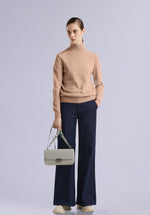 Load image into Gallery viewer, BEIGE MERINO HIGH NECK
