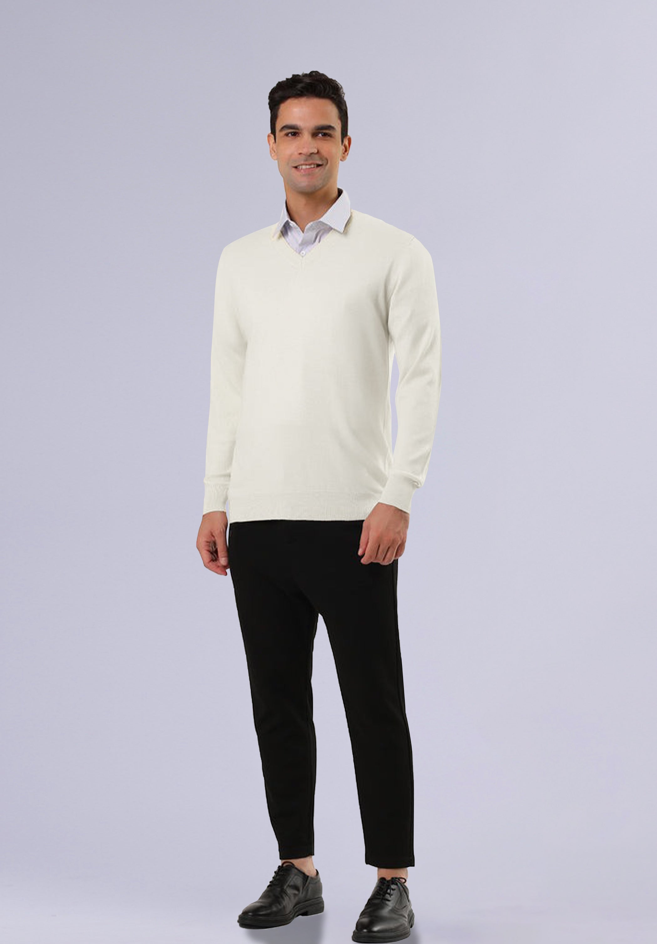 PEARL MERINO V NECK