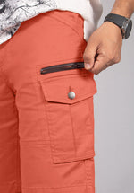 Load image into Gallery viewer, VERMILION CARGO SHORTS
