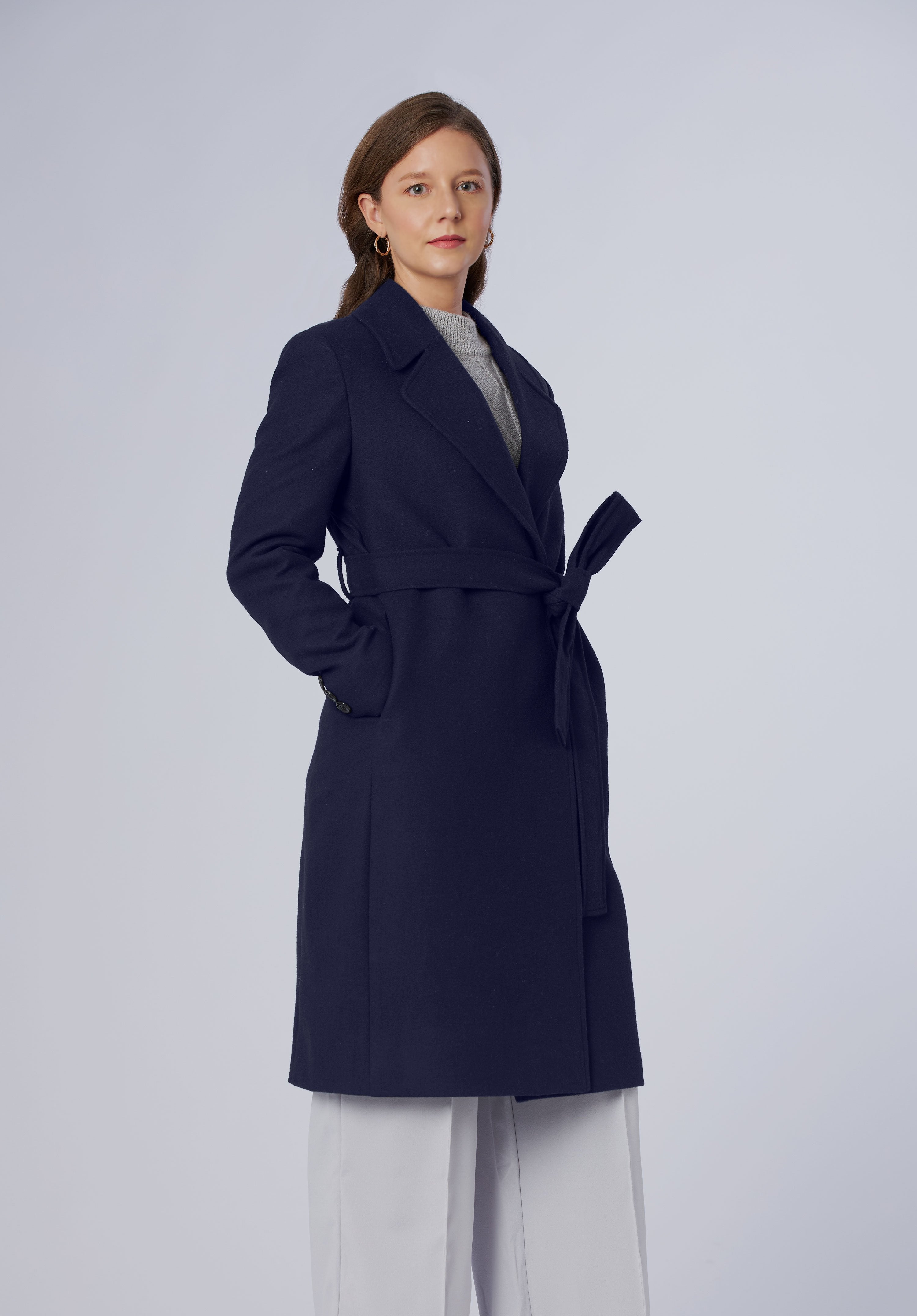 cashmere long-coat women