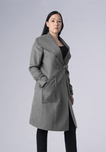 Load image into Gallery viewer, cashmere single breasted-coat
