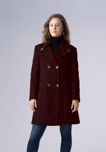 cashmere brown double breasted-coat