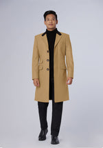Load image into Gallery viewer, single breasted-longcoat-men
