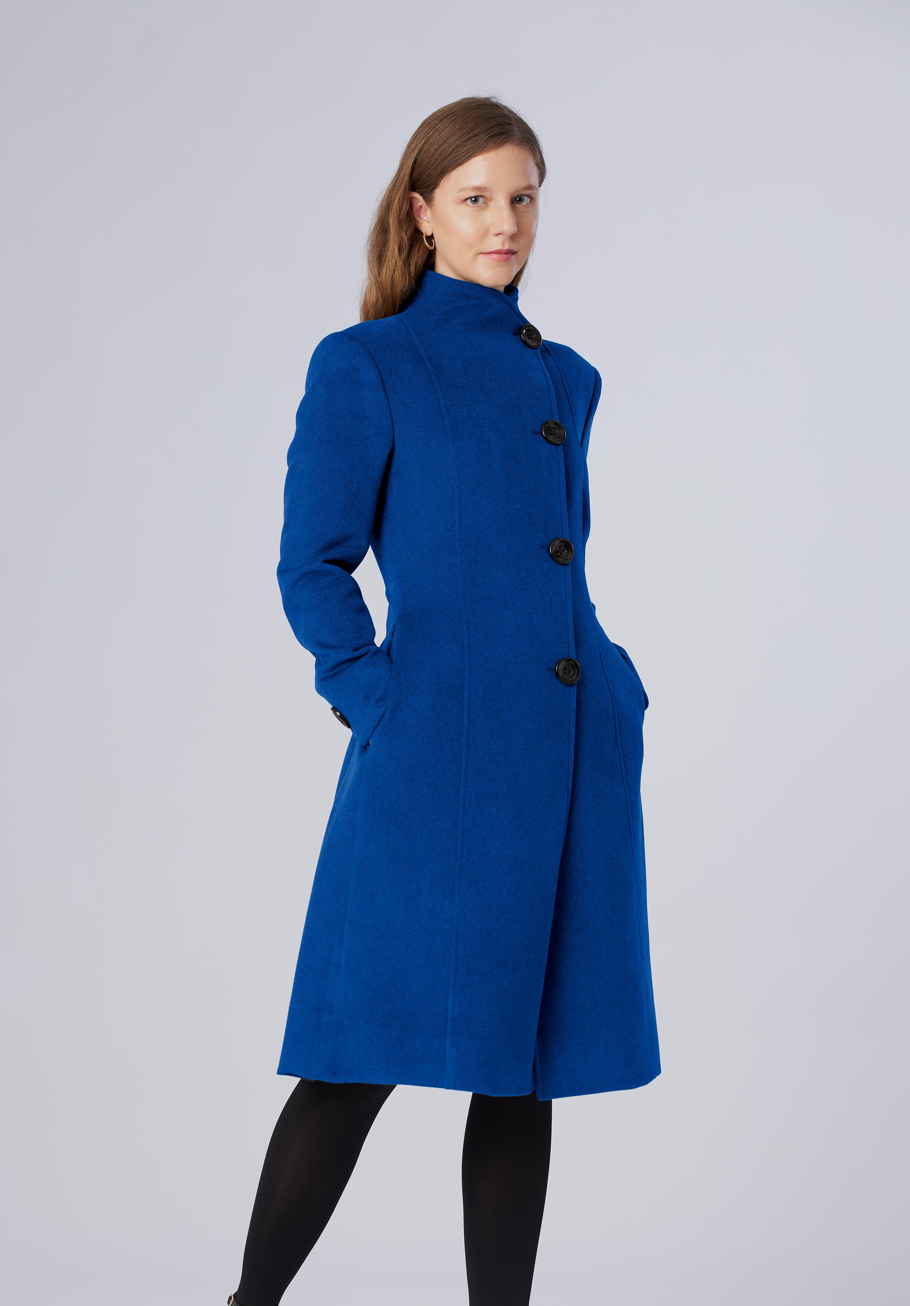 single breasted-longcoat-women
