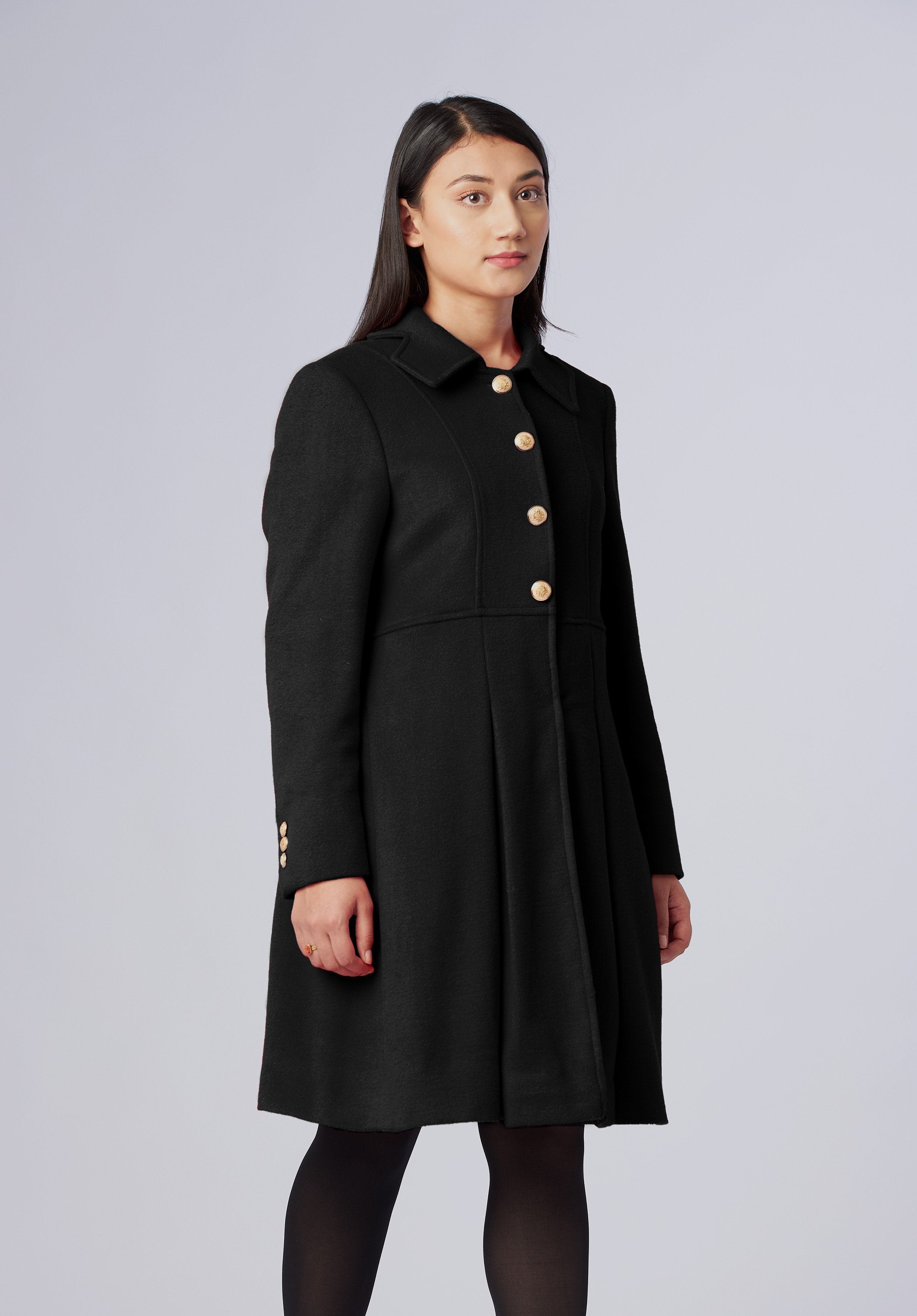elegant single breasted-dresscoat-wommen