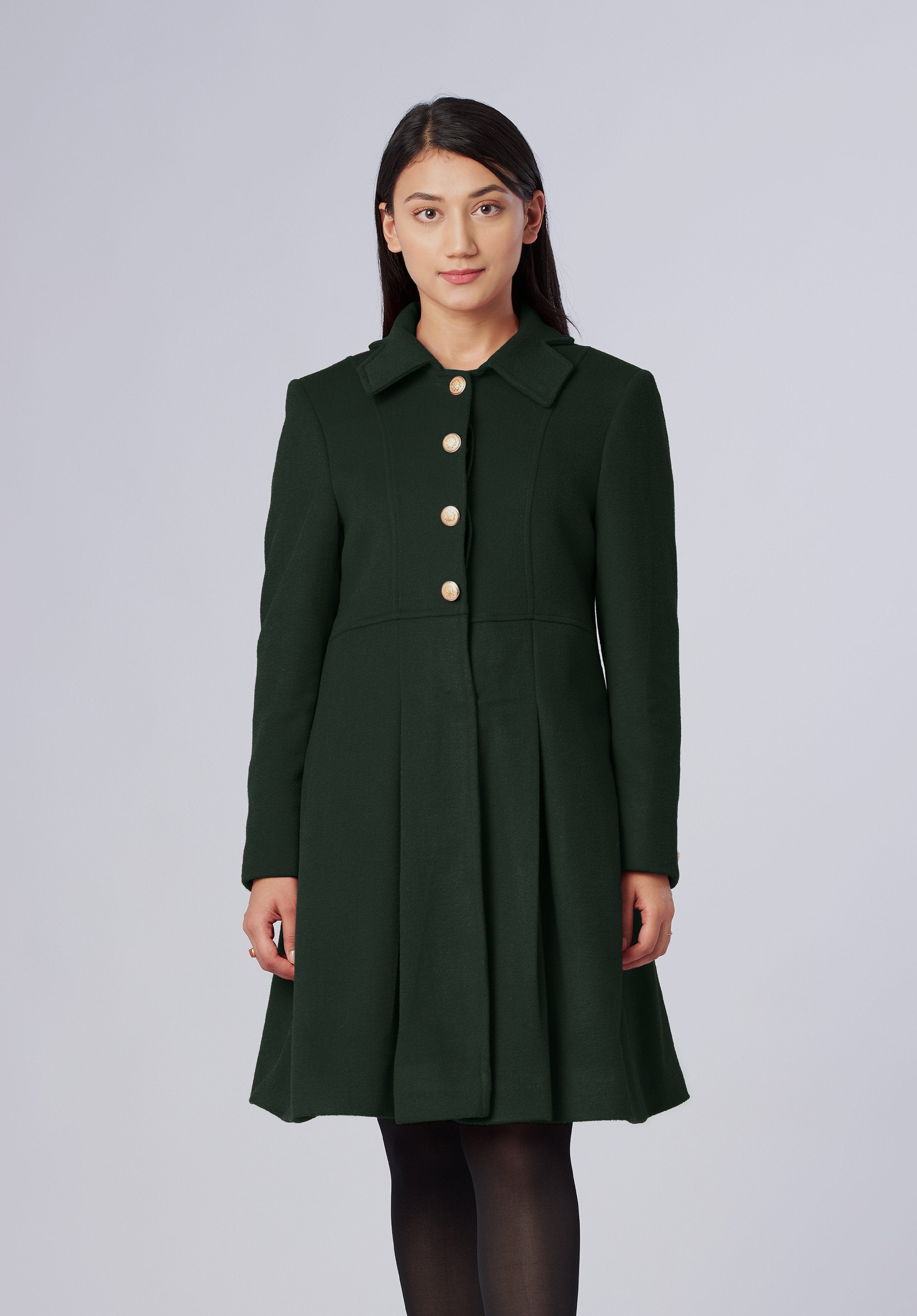 elegant single breasted-dresscoat-wommen