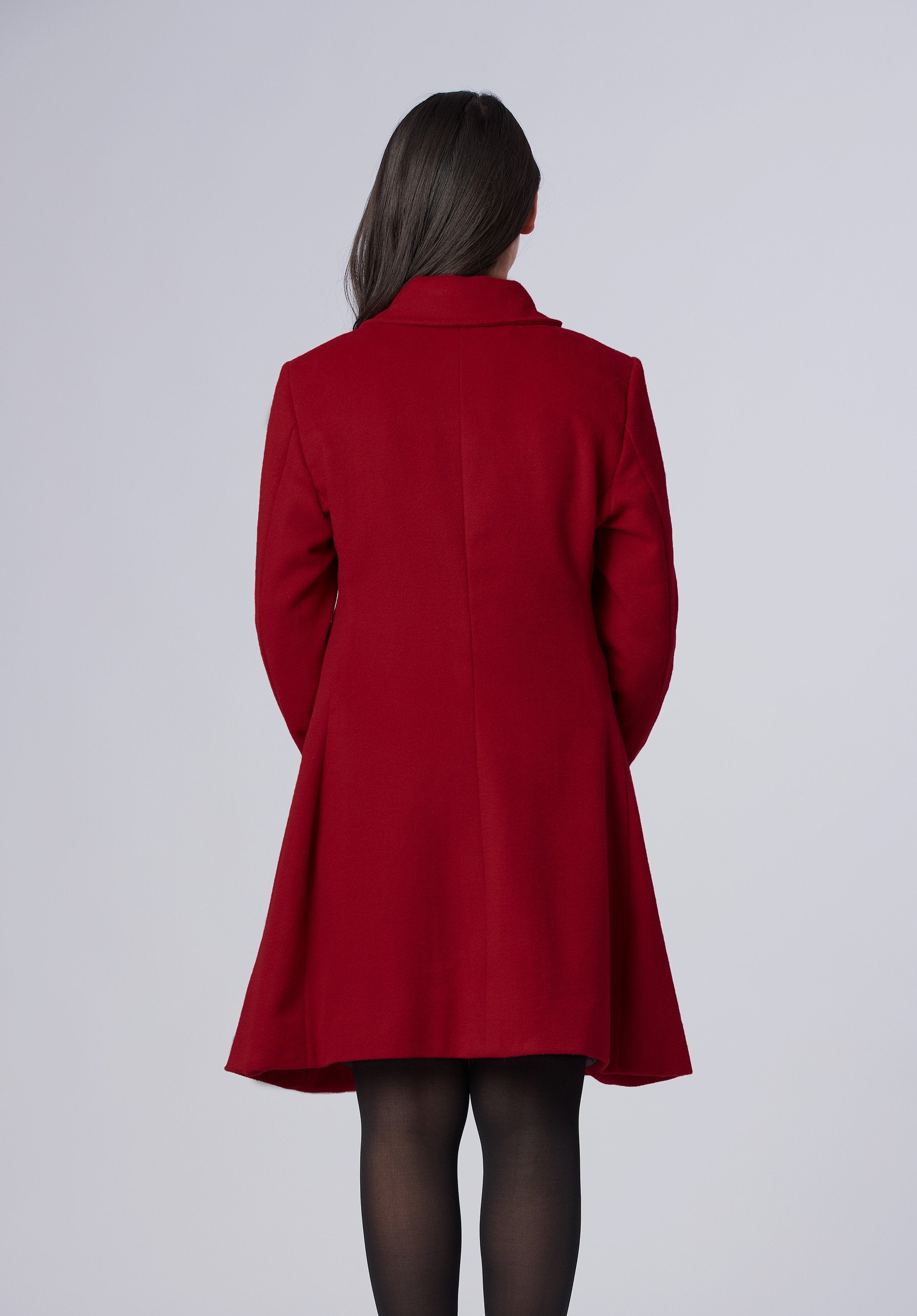 elegant single breasted-dresscoat-wommen