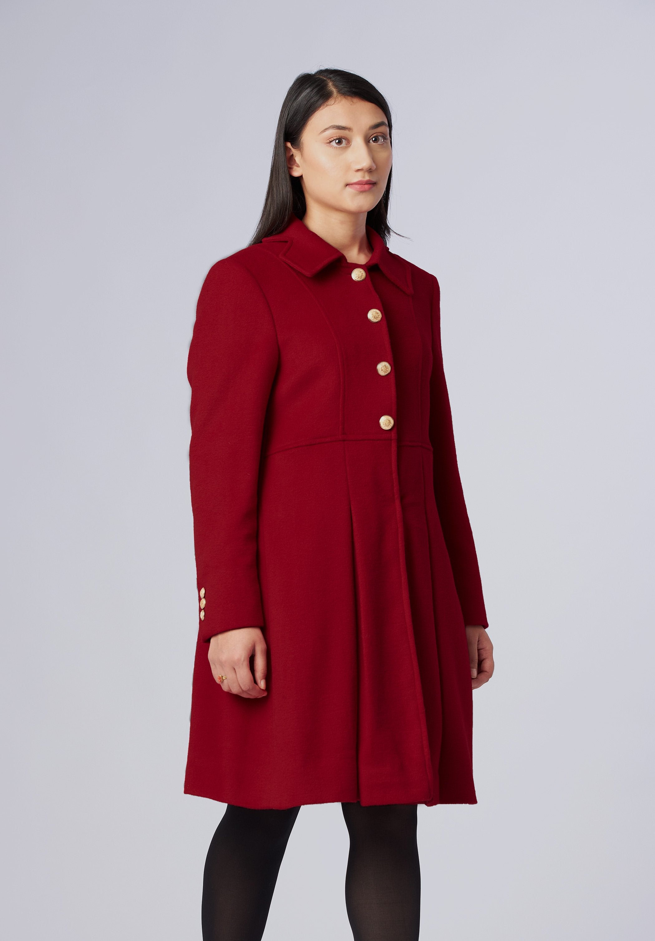 elegant single breasted-dresscoat-wommen